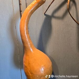 Decorative Curved Gourd Birdhouse